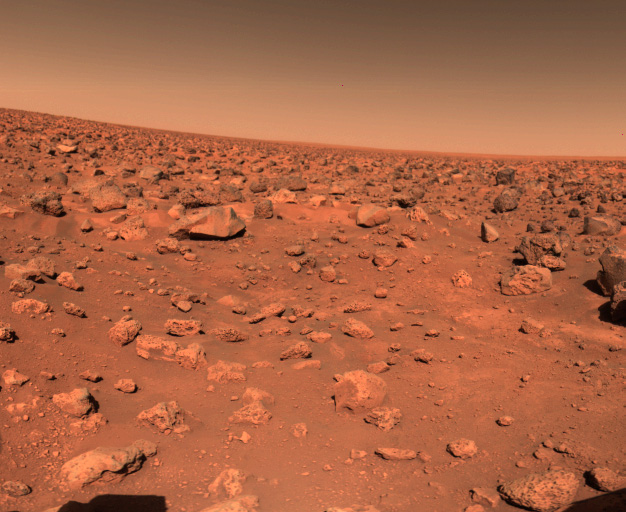 First Color Image of Utopia Planitia on Mars